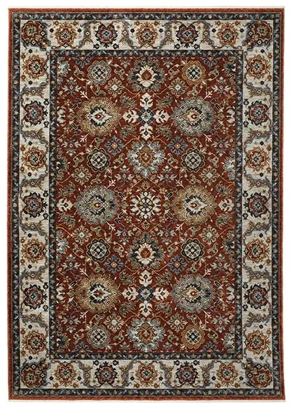 Aberdeen 562R Red Rug - Rug & Home