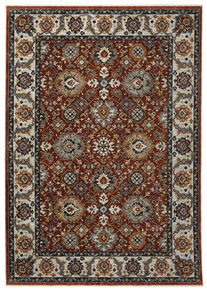 Aberdeen 562R Red Rug - Rug & Home