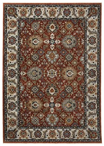 Aberdeen 562R Red Rug- Rectangle 3'3