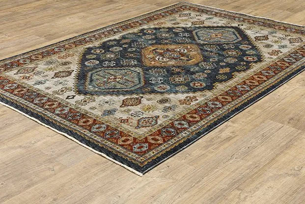 Aberdeen 5W BlueTaupe Rug - Rug & Home