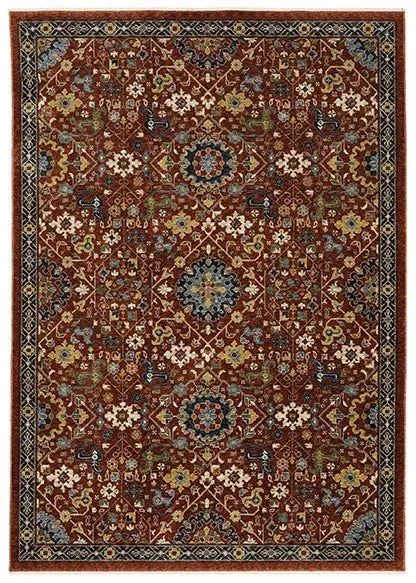 Aberdeen 6R Red Rug