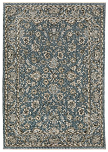 Aberdeen 70H Blue/Taupe Rug - Rug & Home