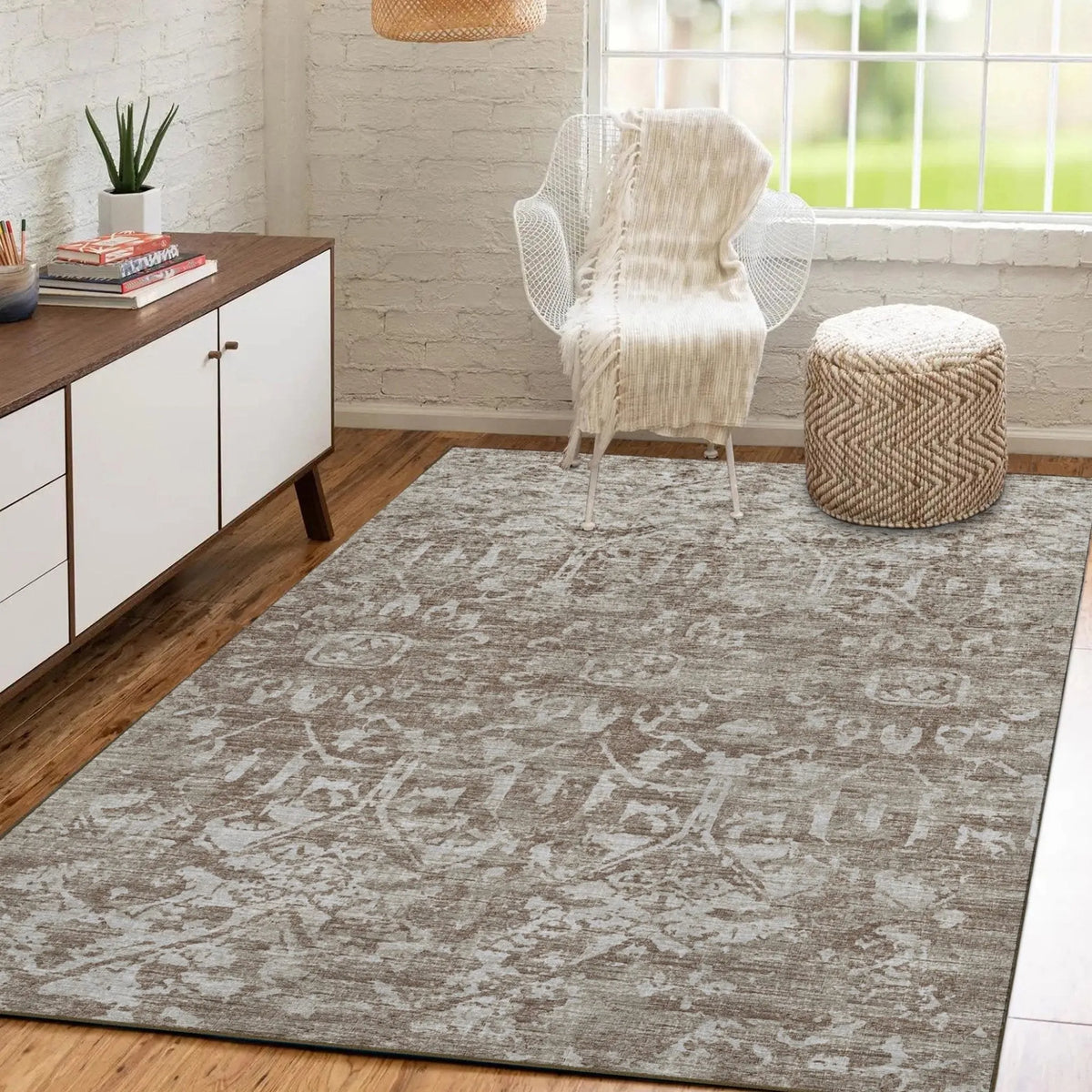 Aberdeen AB1 Mushroom Rug - Rug & Home