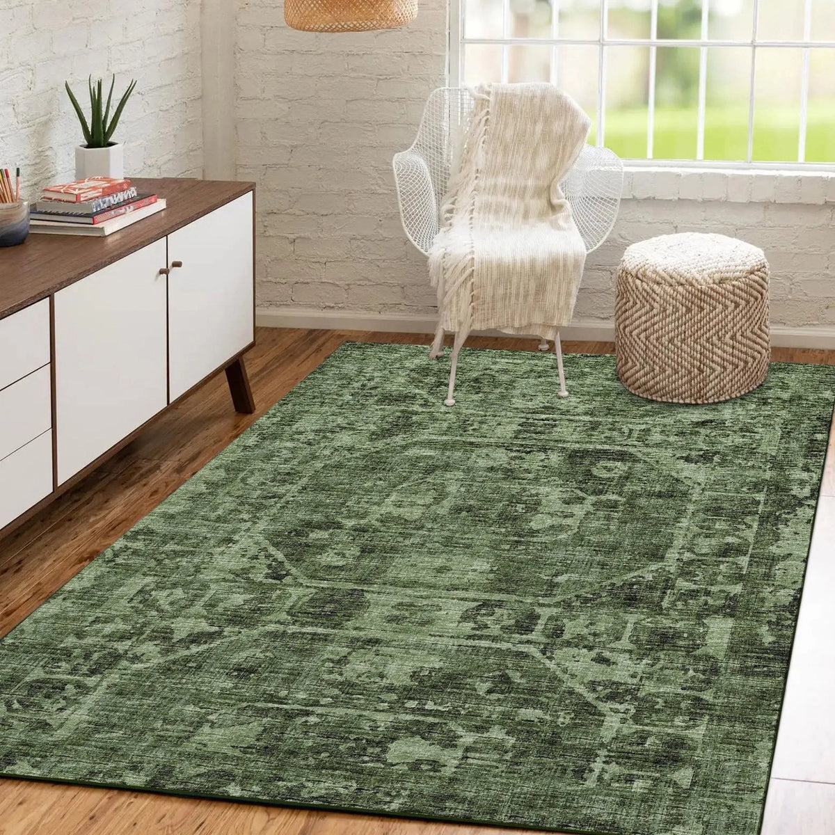 Aberdeen AB2 Cactus Rug - Rug & Home