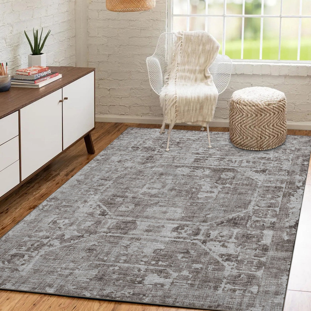 Aberdeen AB2 Coffee Rug - Rug & Home