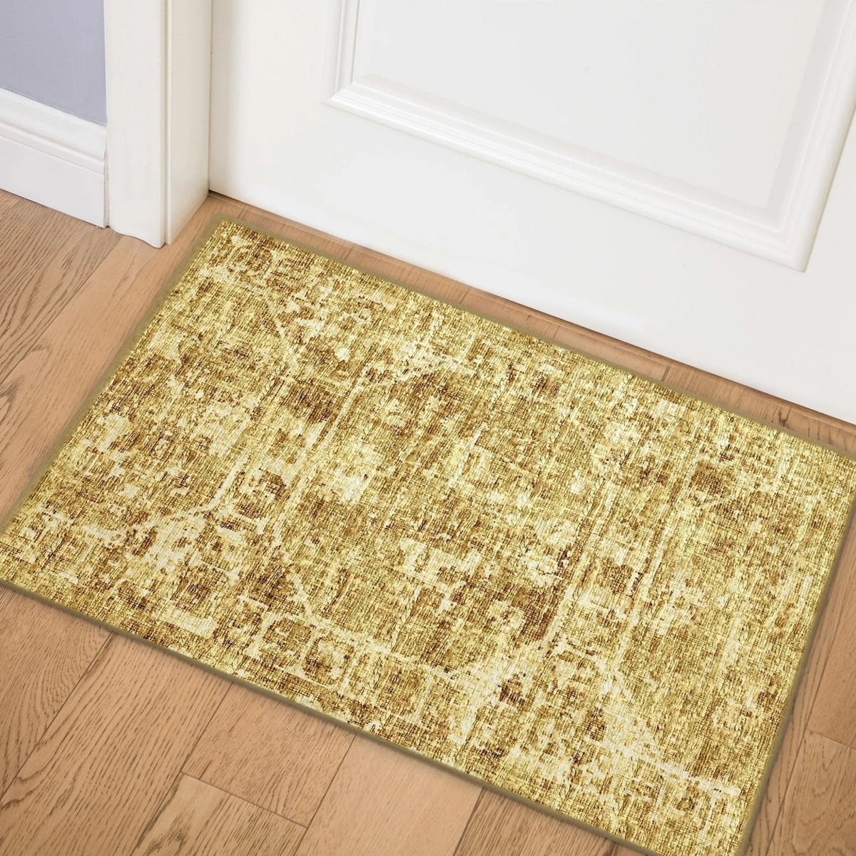 Aberdeen AB2 Gold Rug - Rug & Home