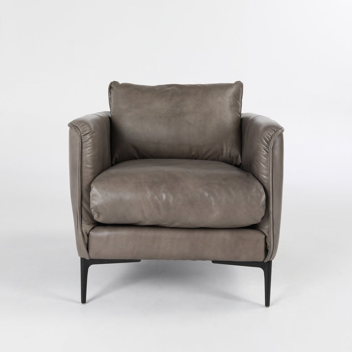 Abigail Club Chair Tan/Dark Grey/Blue - Rug & Home