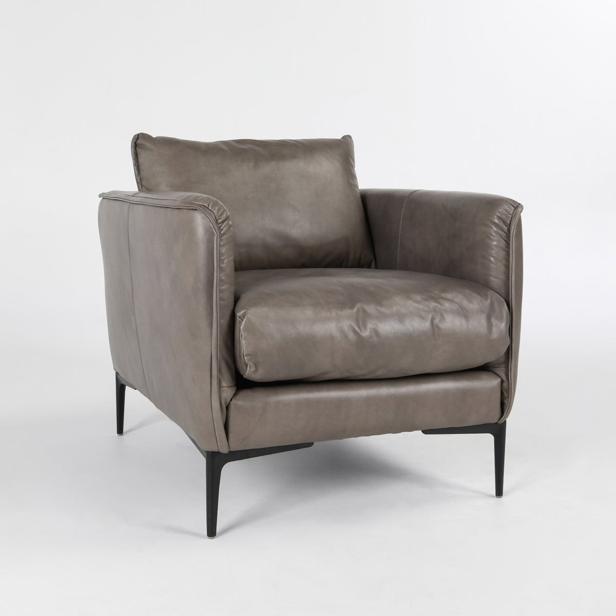 Abigail Club Chair Tan/Dark Grey/Blue - Rug & Home