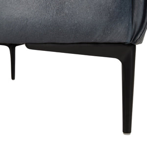 Abigail Club Chair Tan/Dark Grey/Blue - Rug & Home