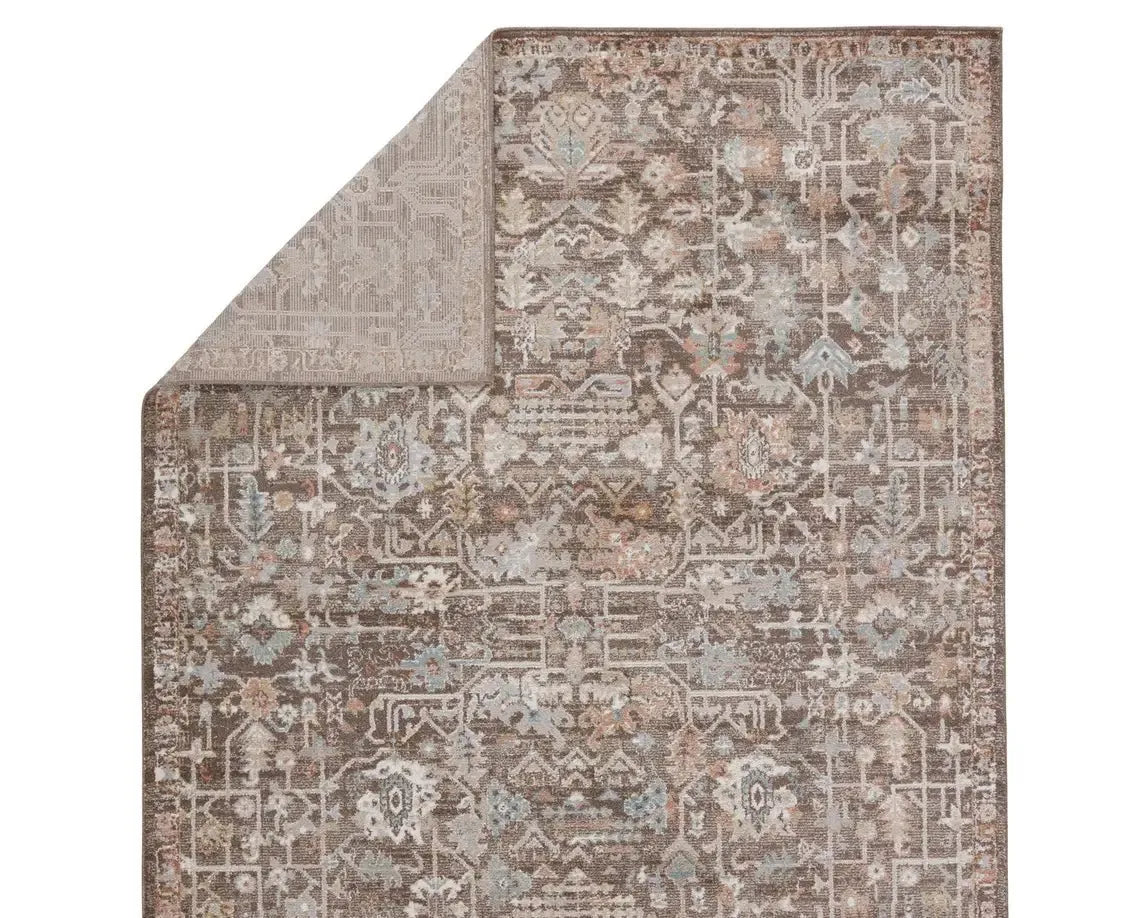 Abrielle ABL03 Brown Rug - Rug & Home