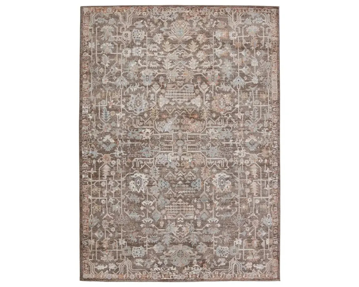 Abrielle ABL03 Brown Rug - Rug & Home