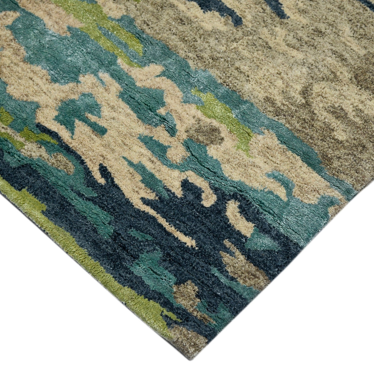 Abstract ABS-2 Blue/Beige Rug - Rug & Home