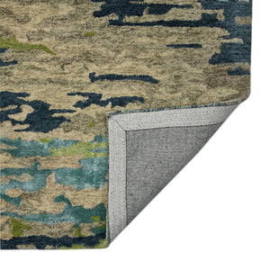 Abstract ABS-2 Blue/Beige Rug - Rug & Home