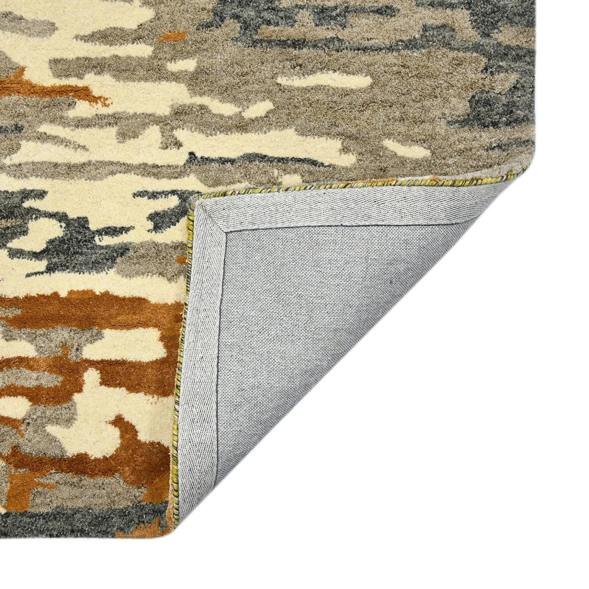 Abstract ABS-3 Orange/Grey Rug - Rug & Home