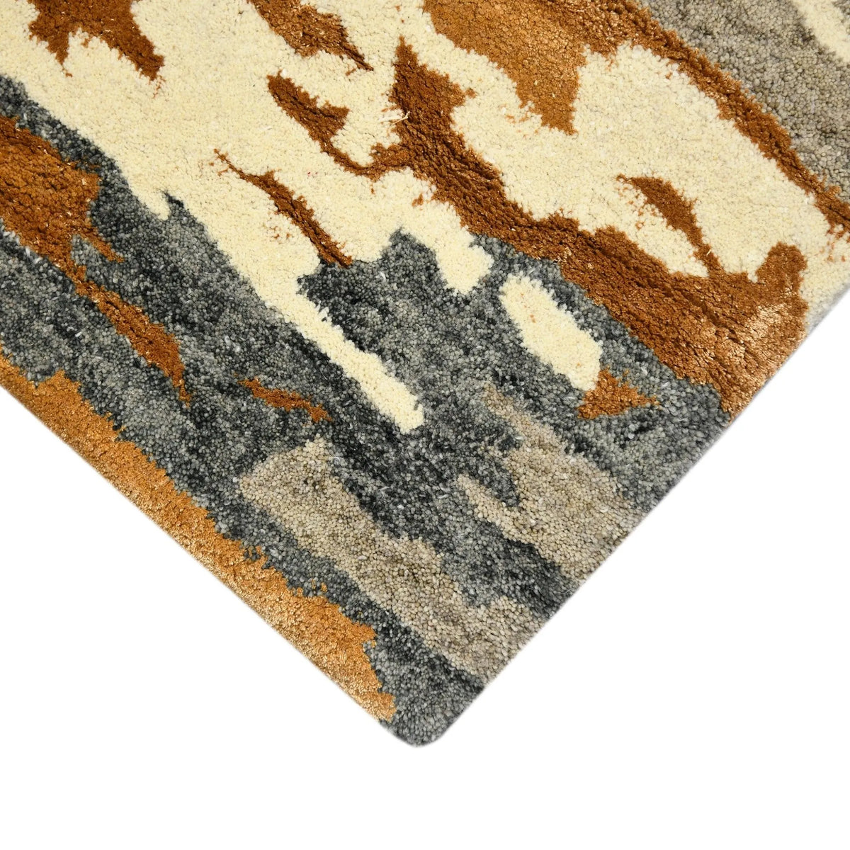 Abstract ABS-3 Orange/Grey Rug - Rug & Home