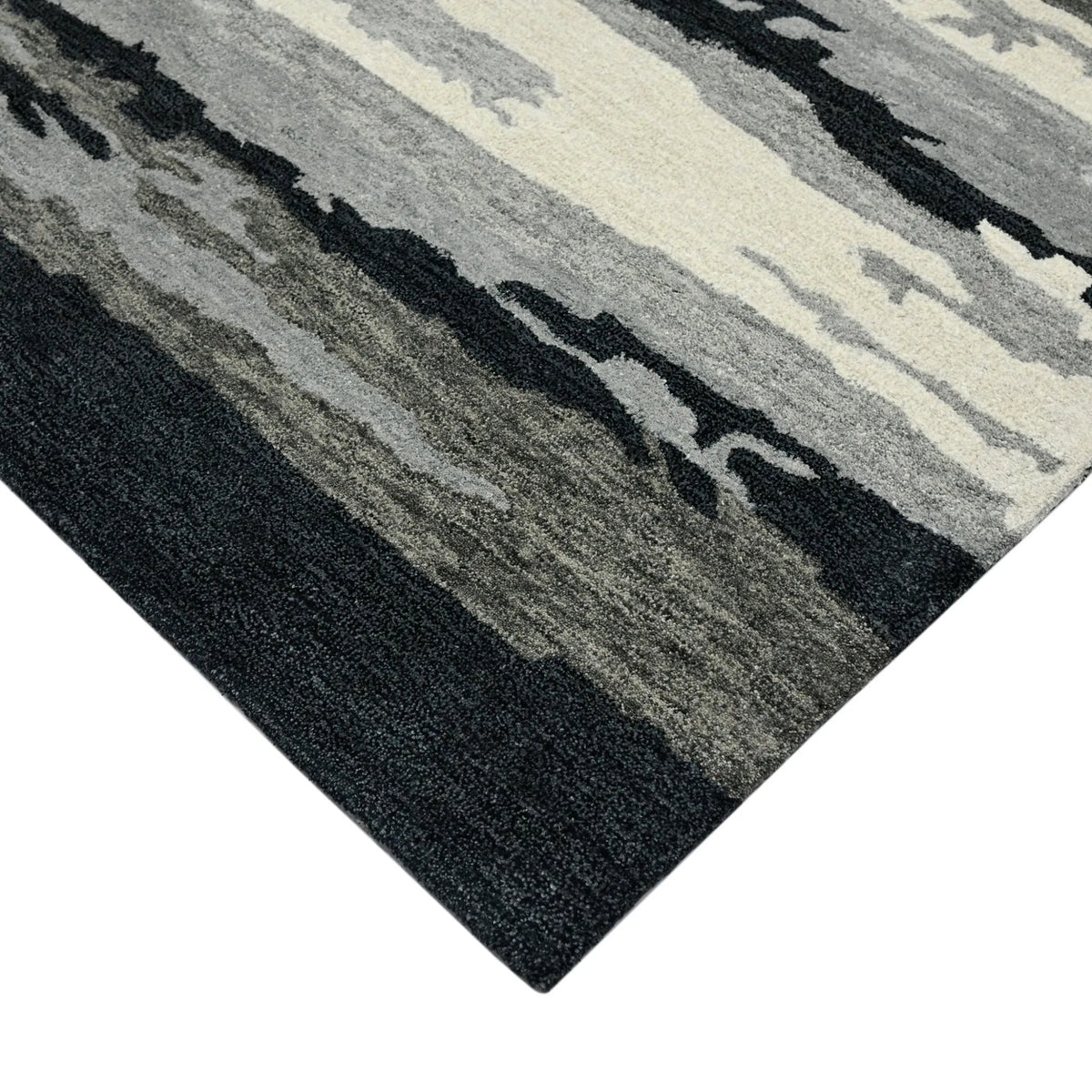 Abstract ABS-6 Dark Grey Rug - Rug & Home