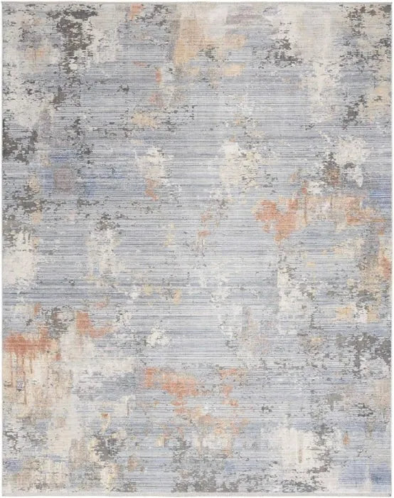 Abstract Hues ABH01 Grey/Blue Rug - Rug & Home