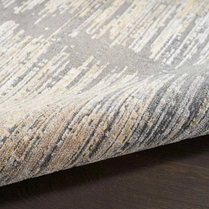 Abstract Hues ABH03 Grey/Gold Rug - Rug & Home