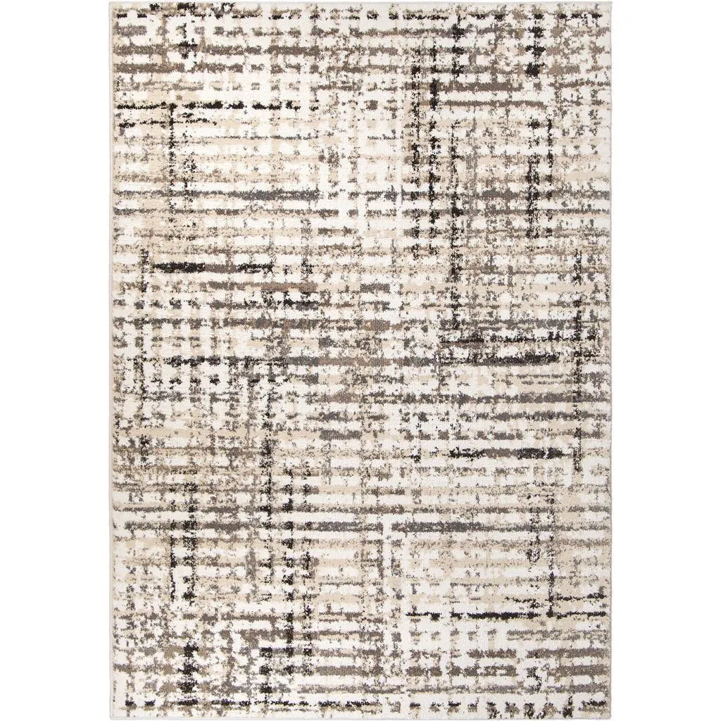 Adagio By Palmetto Living 8240 Griddle White Rug - Rug & Home