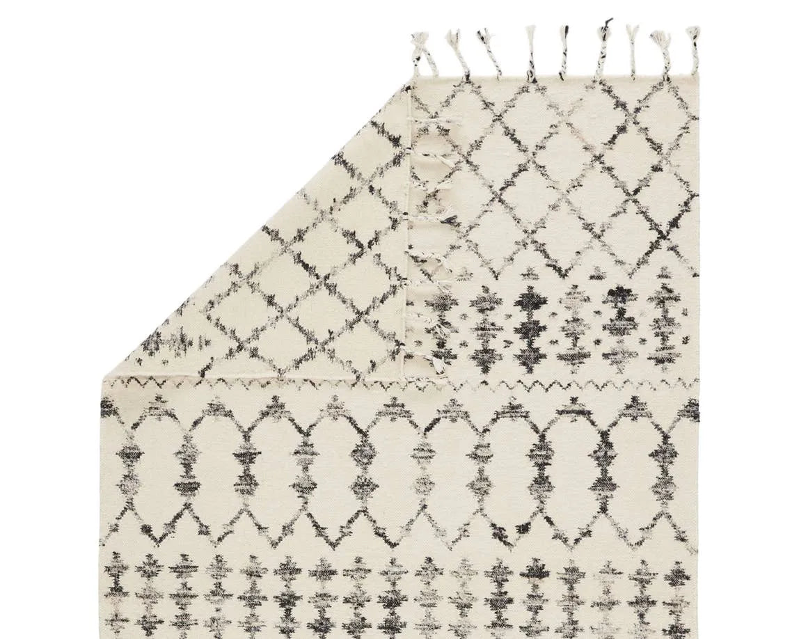 Adair ADA02 Riot Ivory / Black Rug - Rug & Home