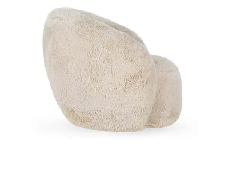 Adley Plush Swivel Accent Chair Sand