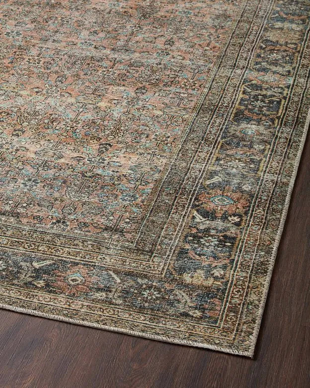 Adrian ADR-03 Terracotta/Multi Rug - Rug & Home