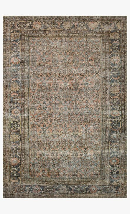 Adrian ADR-03 Terracotta/Multi Rug - Rug & Home