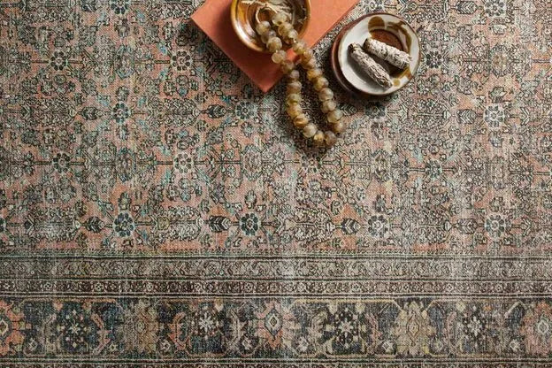 Adrian ADR-03 Terracotta/Multi Rug - Rug & Home