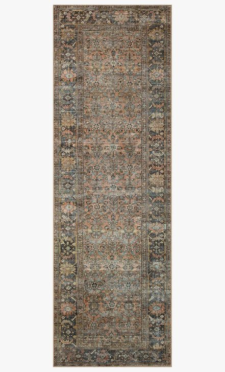 Adrian ADR-03 Terracotta/Multi Rug - Rug & Home