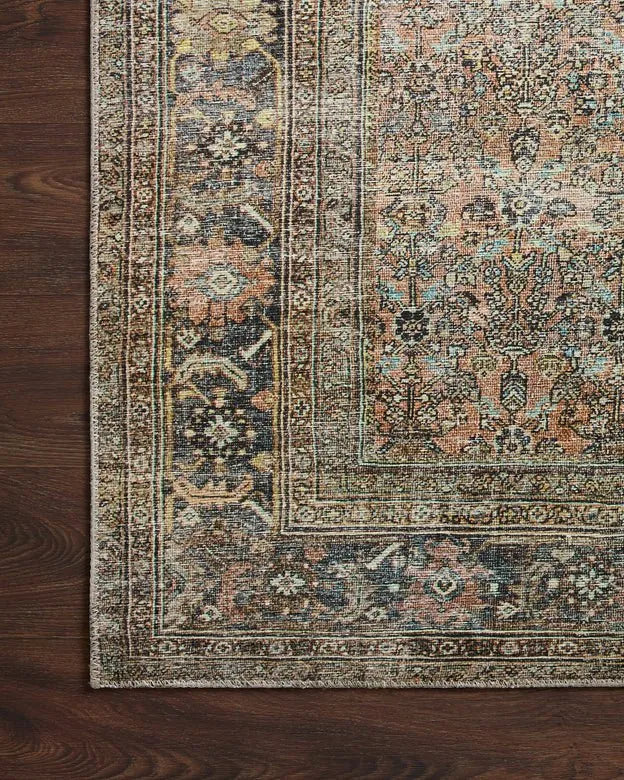 Adrian ADR-03 Terracotta/Multi Rug - Rug & Home