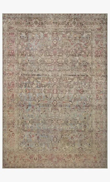 Adrian ADR-06 Ocean/Clay Rug - Rug & Home