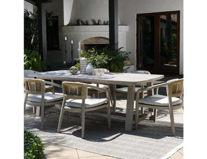 Agnes 94" Outdoor Dining Table - Rug & Home