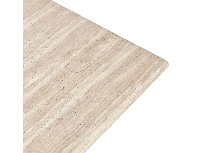 Aiden 87" Outdoor Dining Table Beige