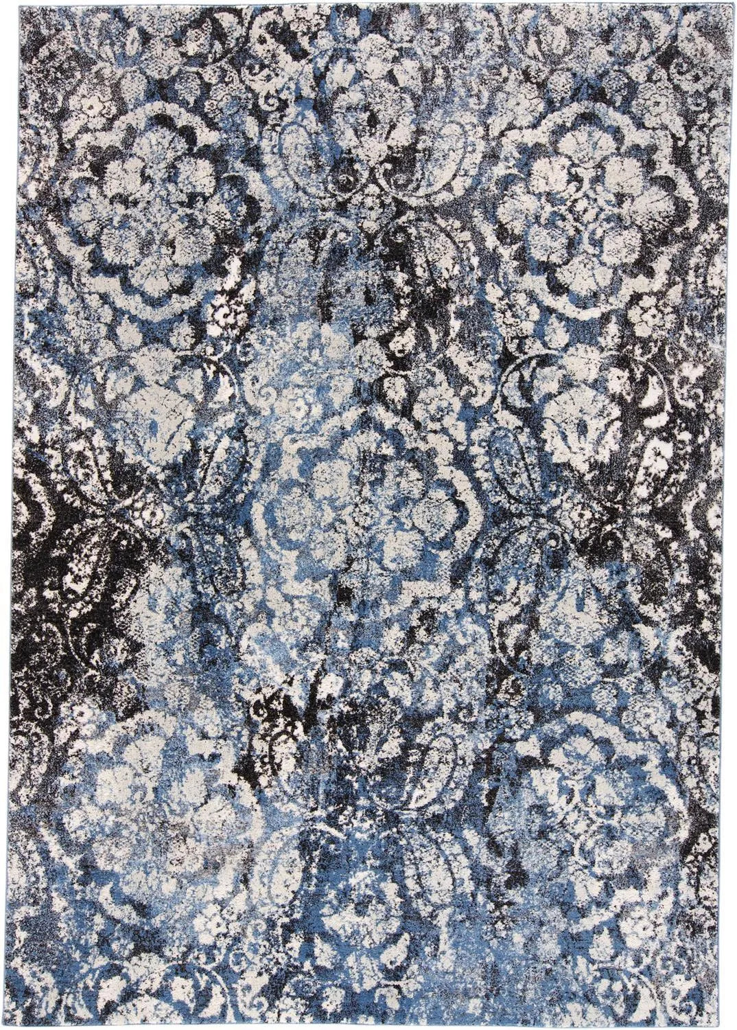 Ainsley 3897F Blue/Black Rug - Rug & Home