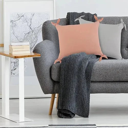 Aisha 07684CPK Coral Pink Pillow