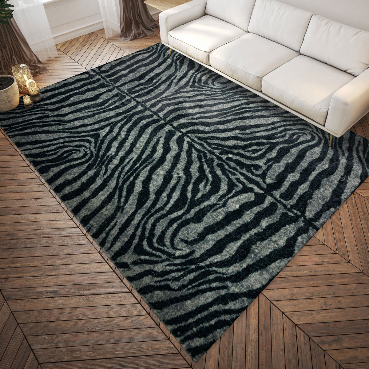 Akina AK1 Midnight Rug - Rug & Home