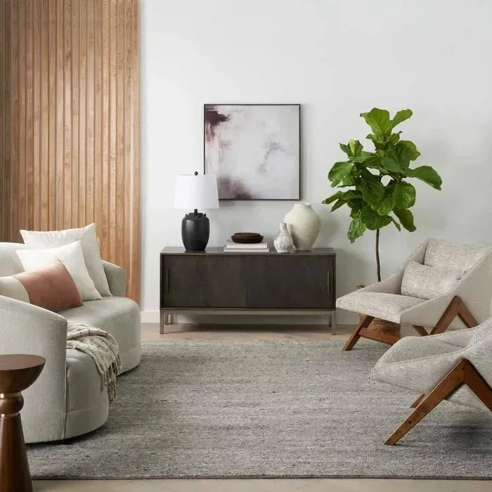 Alanna ALN01 Grey Rug