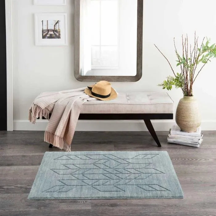 Alessia ALE01 Blue Rug - Rug & Home