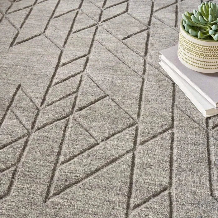 Alessia ALE01 Grey Rug - Rug & Home