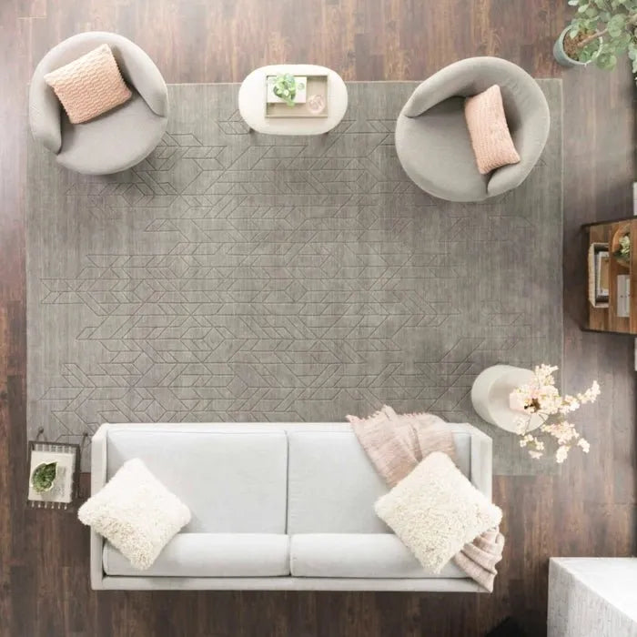 Alessia ALE01 Grey Rug - Rug & Home