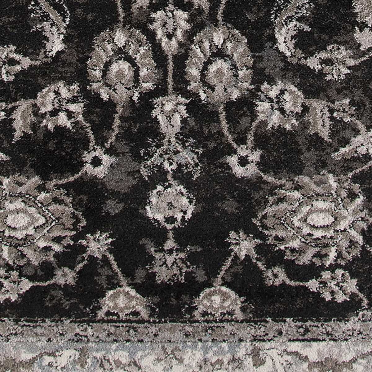 Alexandria ALX-44 Black/Ivory Rug - Rug & Home