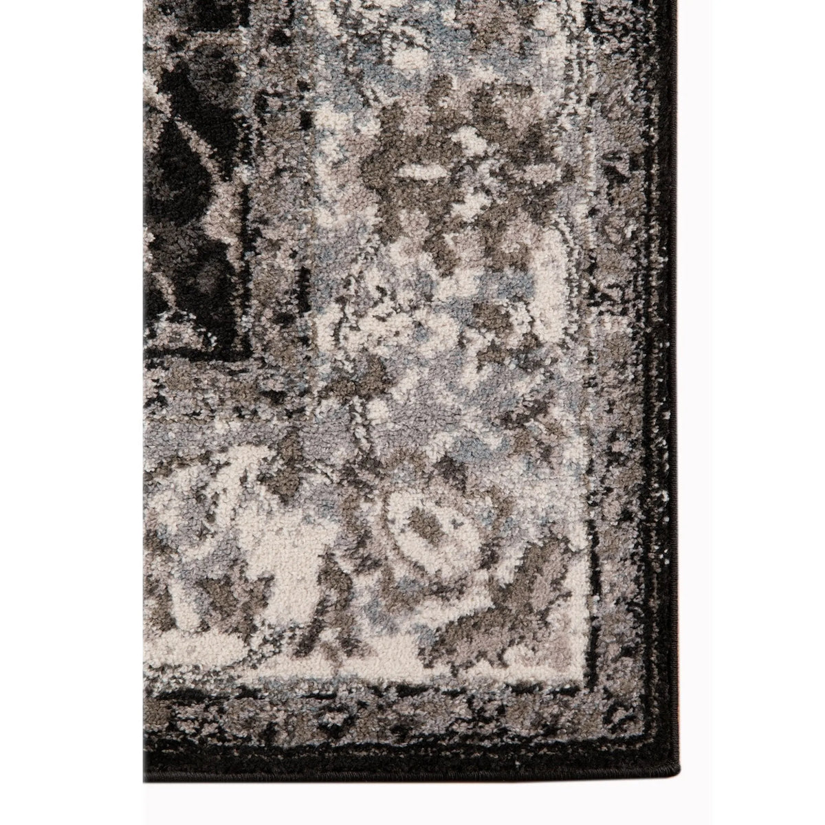 Alexandria ALX-44 Black/Ivory Rug - Rug & Home