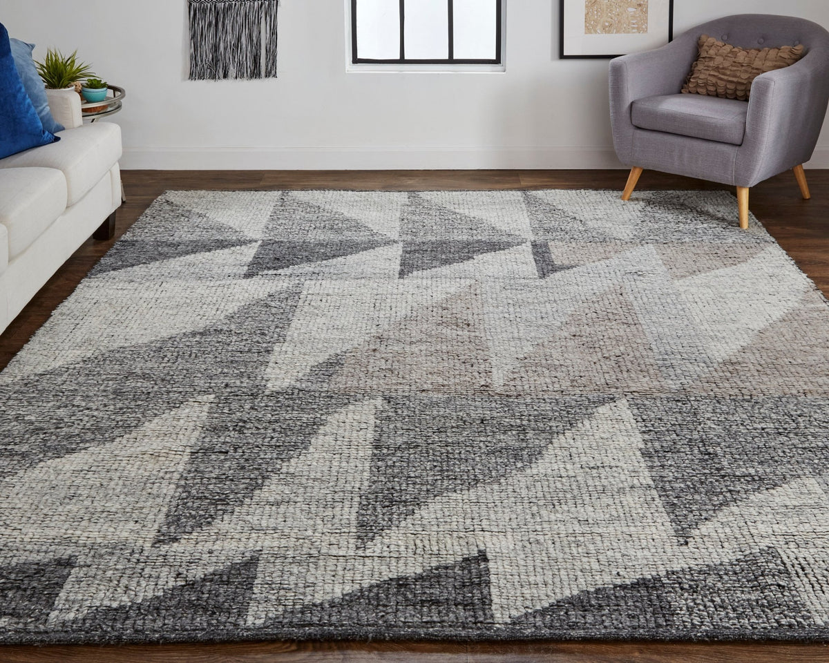 Alford ALF6910F Ivory/Grey/Taupe Rug - Rug & Home