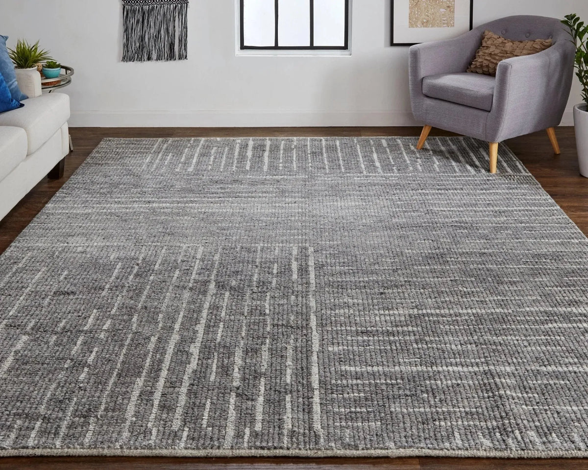 Alford ALF6913F Grey/Silver/Ivory Rug
