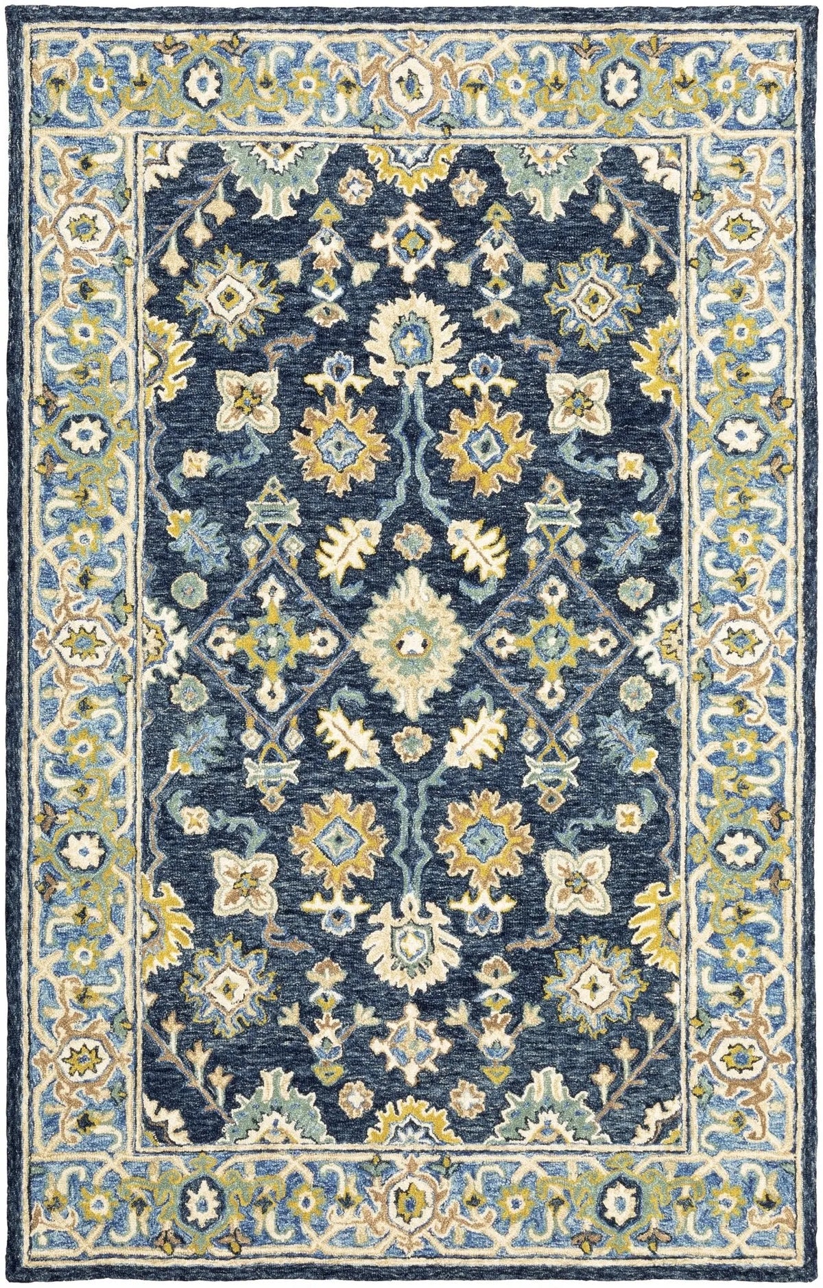 Alfresco 28405 Navy/Blue Rug - Rug & Home