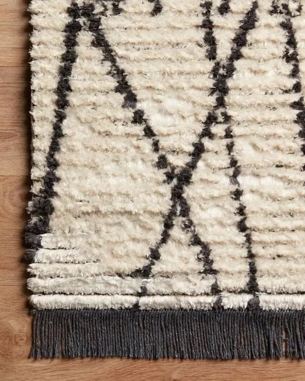 Alice ALI-01 Cream/Charcoal Rug