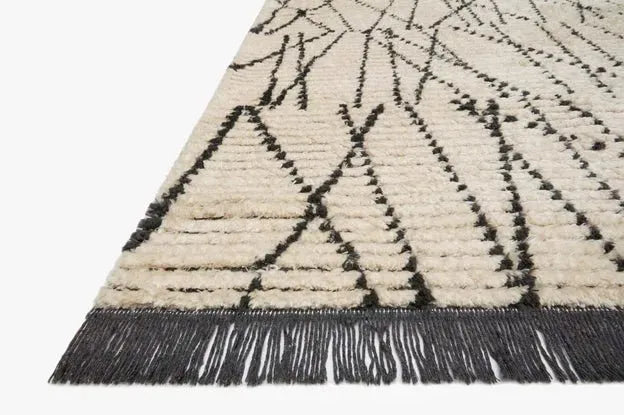 Alice ALI-01 Cream/Charcoal Rug