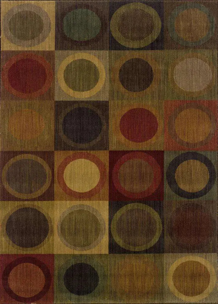 Allure 53A Green/ Brown Rug