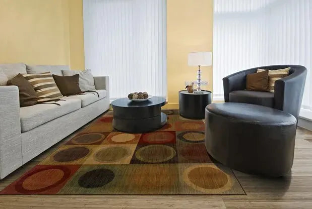 Allure 53A Green/ Brown Rug