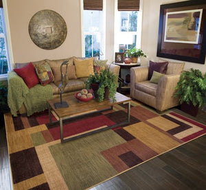 Allure 9A Red/ Gold Rug - Rug & Home
